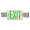 L1 LED Exit Sign 3.5W, White / Green, Combo Headlights, Emergency Watt 1.6W, UL & Title 20 Listed LOC-EXIT-3.5WGLW-SCOM - alternate 1